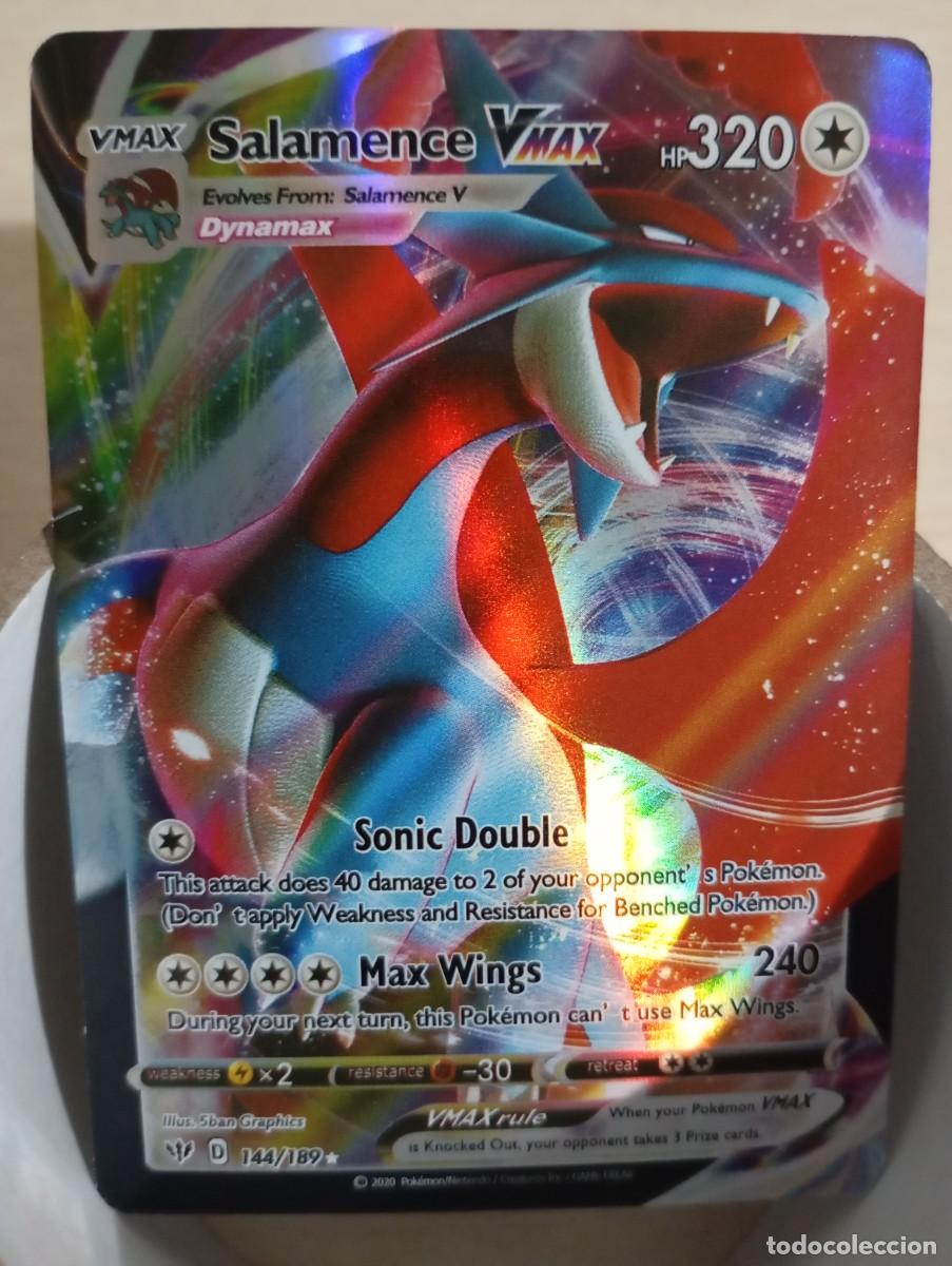 Trading cards: Carta Pok&eacute;mon Salamence VMAX Holo Proxy