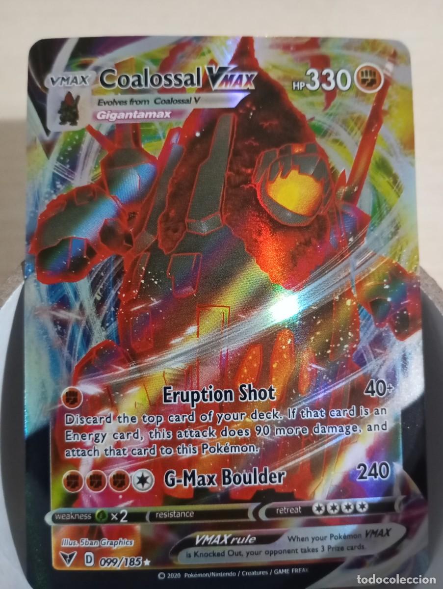 Trading cards: Carta Pok&eacute;mon Coalossal VMAX Proxy