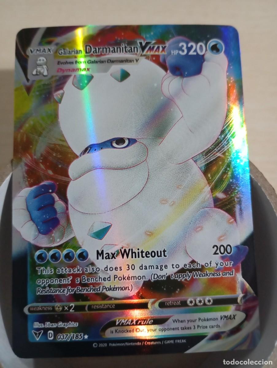 Trading cards: Carta Pok&eacute;mon Galarian Darmanitan VMAX Holo Proxy