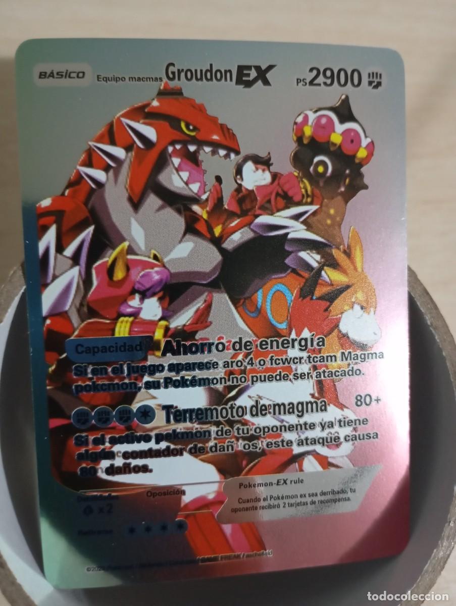 Trading cards: Carta Pok&eacute;mon Groudon EX Proxy