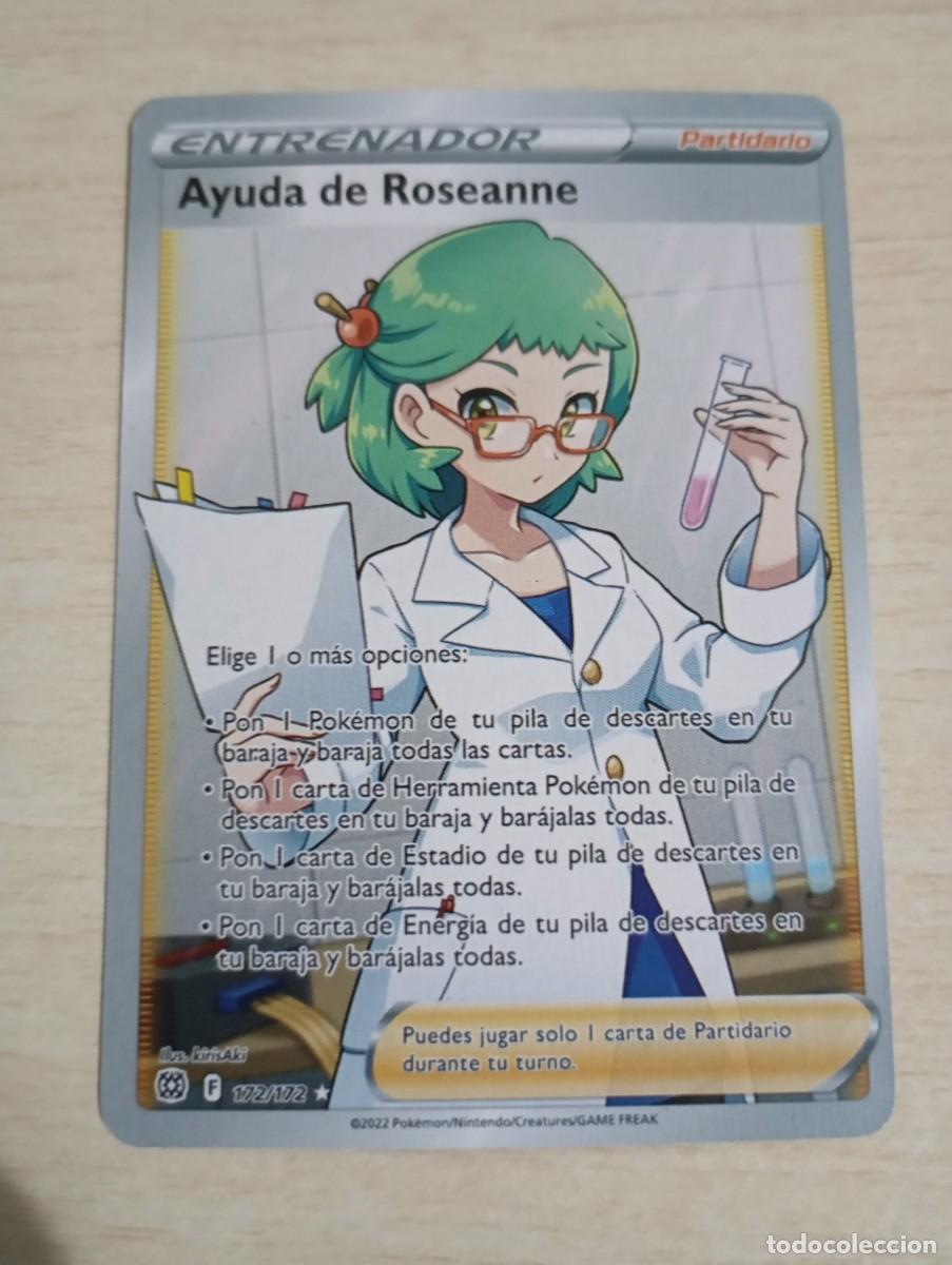 Trading cards: Carta Pok&eacute;mon Entrenador Ayuda de Roseanne Proxy
