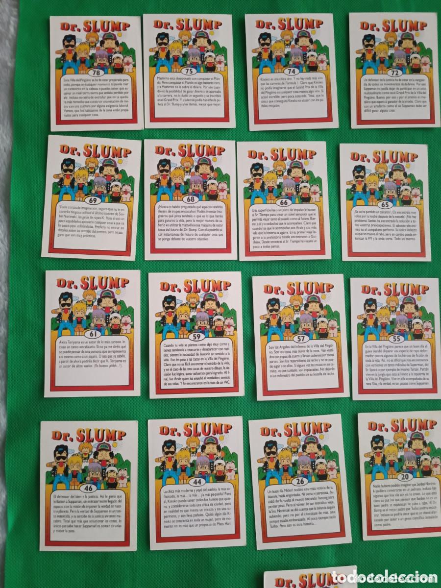 Trading cards: Lote de Cromos Dr. slump Ediciones Este 1992 - Foto 6