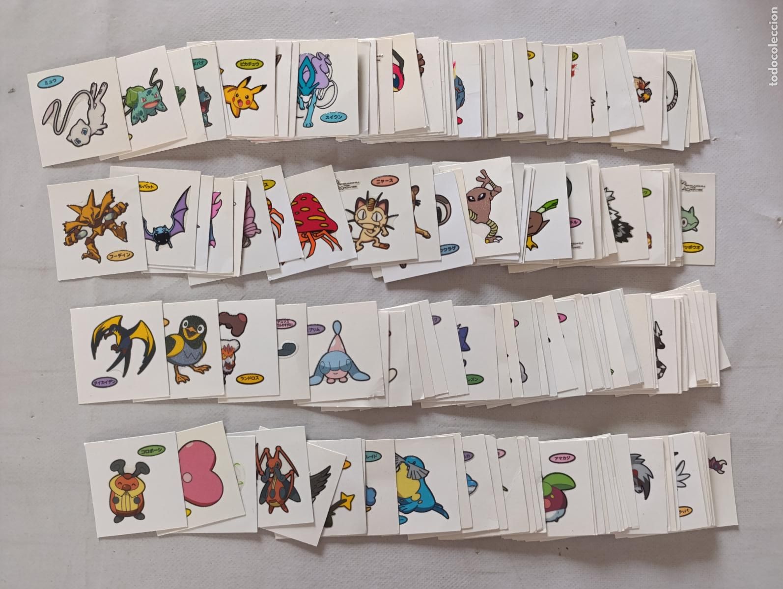 Trading cards: LOTE 200 POKEMON DAIICHI PAN - DECO CHARA BREAD STICKERS / SEAL - ORIGINAL JAPON (E7Aw)