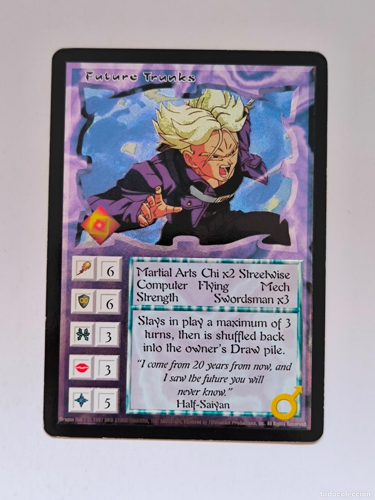 Trading cards: DRAGON BALL Z ANI-MAYHEM CARD - FUTURE TRUNKS - ULTRA RARE - PIONEER ESTADOS UNIDOS - INGLES (K7A1)