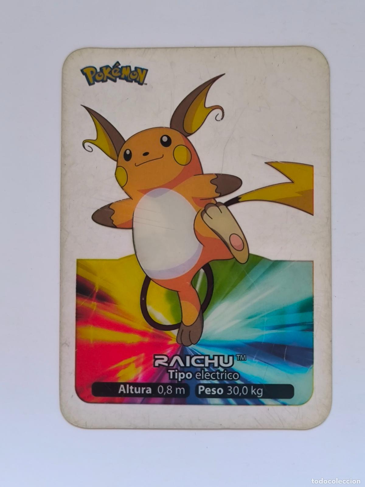 Trading cards: POKEMON LAMINCARDS - N&ordm; 026 / 26 RAICHU - CARD / CARTA - EDIBAS 2005 - ESPA&Ntilde;OL (Z7A3)