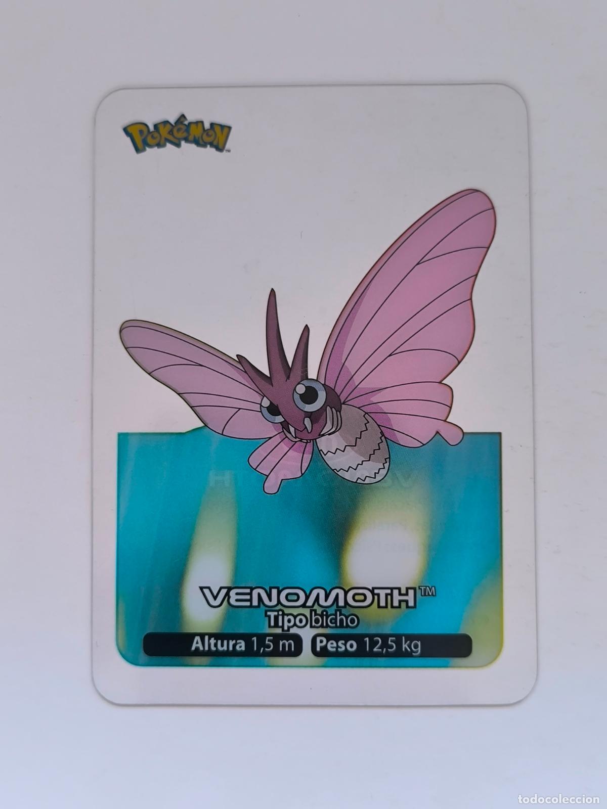 Trading cards: POKEMON LAMINCARDS - N&ordm; 049 / 49 VENOMOTH - CARD / CARTA - EDIBAS 2005 - ESPA&Ntilde;OL (Z7A3)