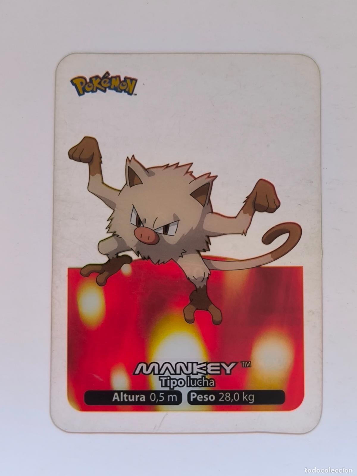 Trading cards: POKEMON LAMINCARDS - N&ordm; 056 / 56 MANKEY - CARD / CARTA - EDIBAS 2005 - ESPA&Ntilde;OL (Z7A3)