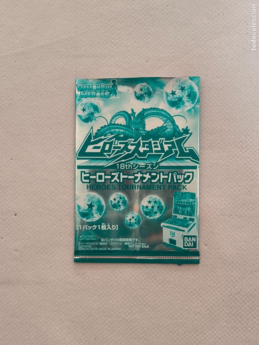 Trading cards: SOBRE VACIO DRAGON BALL HEROES - HEROES TOURNAMENT PACK - BANDAI 2016 JAPON - ESTA VACIO (209A)