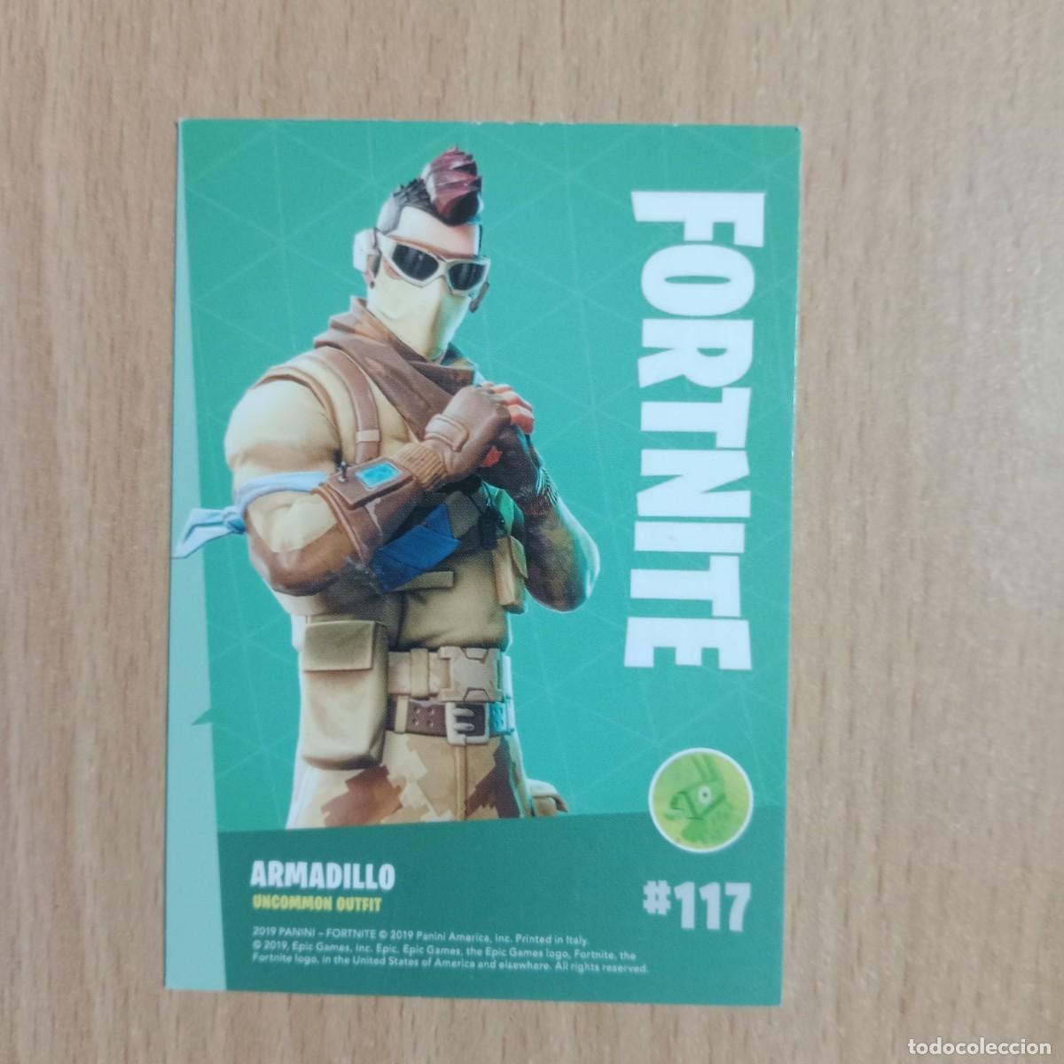 Trading cards: ARMADILLO # 117 - UNCOMMON OUTFIT - TRADING CARD - FORTNITE SERIES 1 - PANINI - A&Ntilde;O 2019.