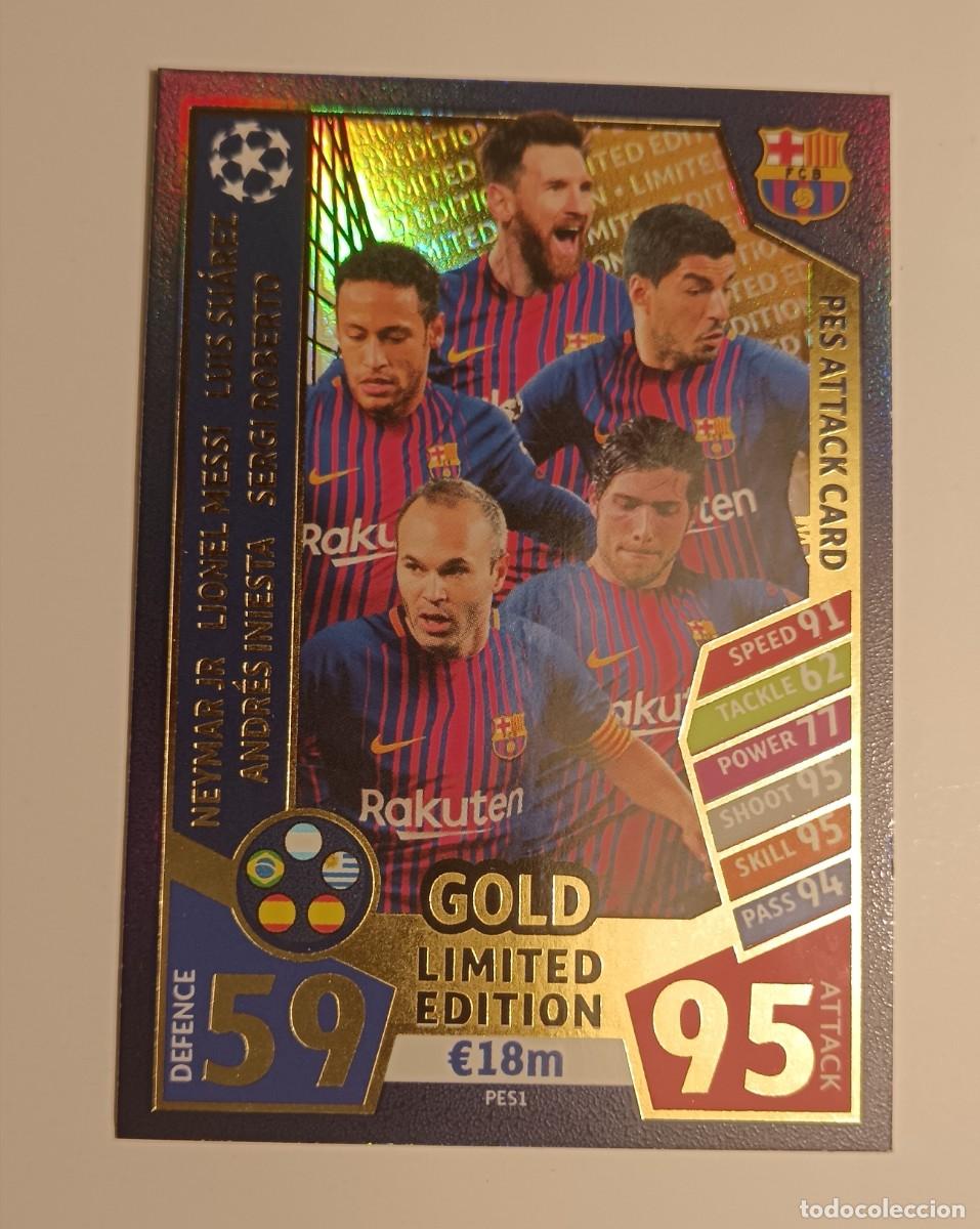 Topps Match Attax-Barcelona-Messi-Suarez-Iniesta-Roberto.