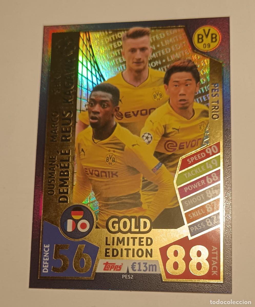 Trading cards: Topps Match Attax-Borusia-Dembele-Reus-Kagawa.