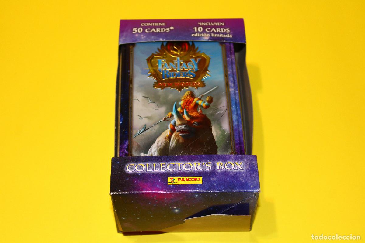 Trading cards: Lata Collector's Box FANTASY RIDERS New Worlds 2023 | COMPLETA | 50 Cartas incluye Ed.Limitadas
