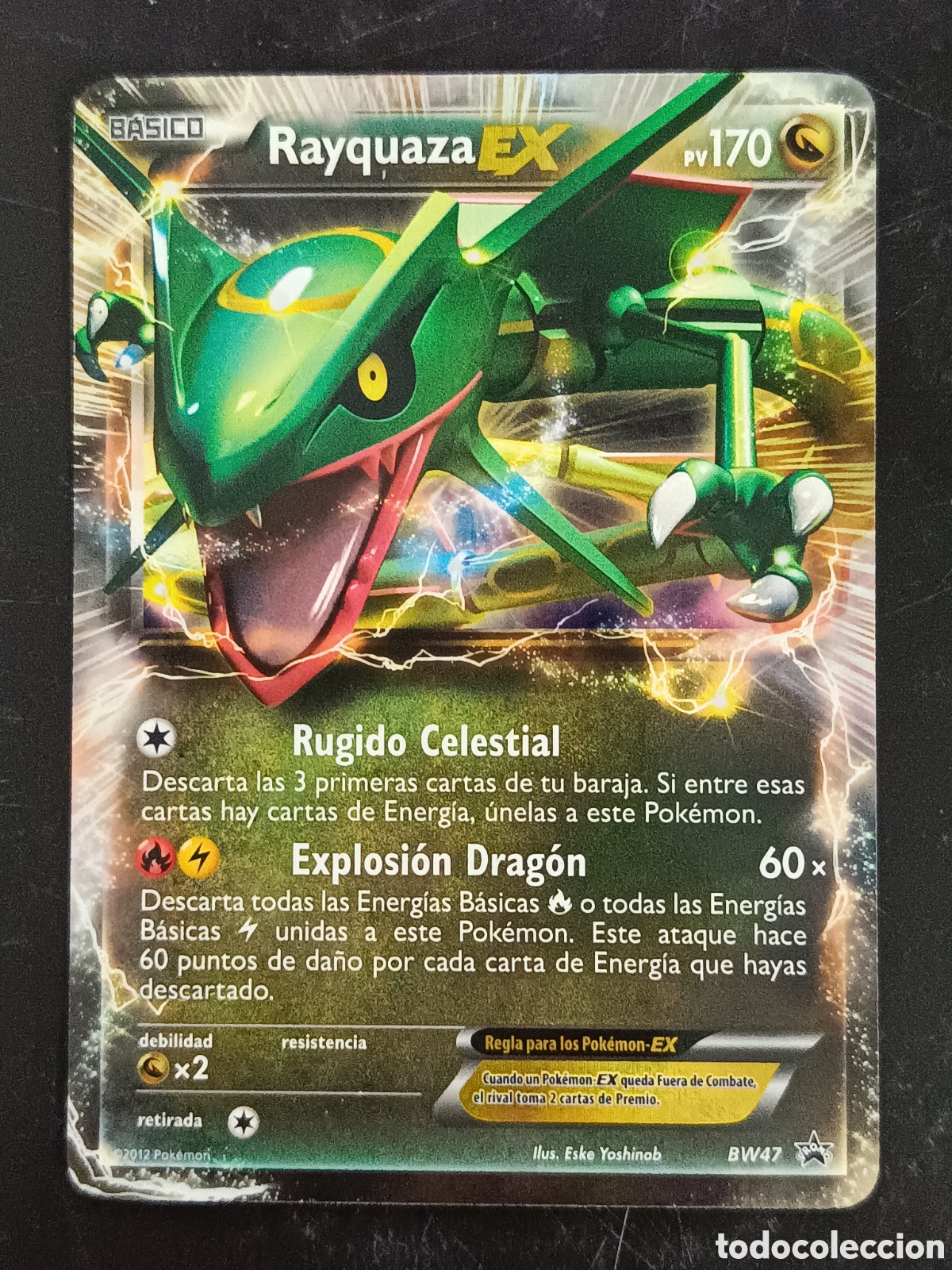Trading cards: Pokemon Rayquaza EX BW47 Promo En Castellano