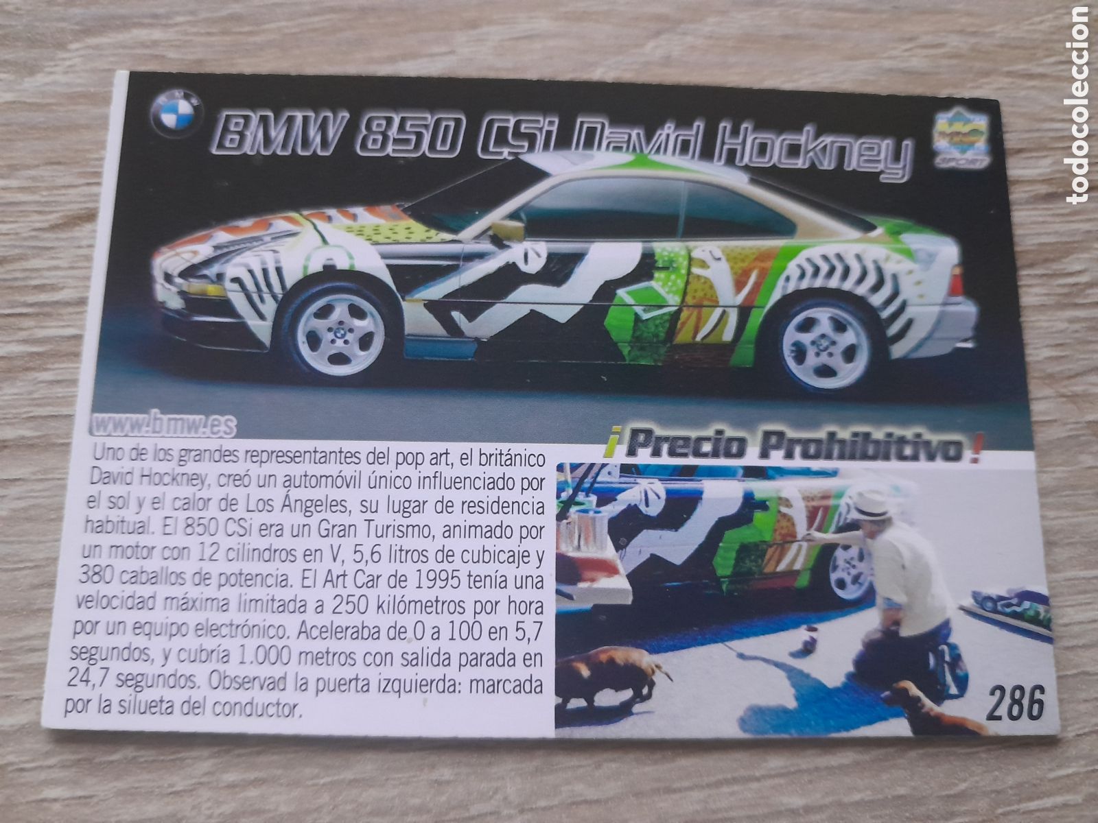 Trading cards: N&ordm; 286 ERROR A todo gas. Coches ecologicos a&ntilde;o 2012