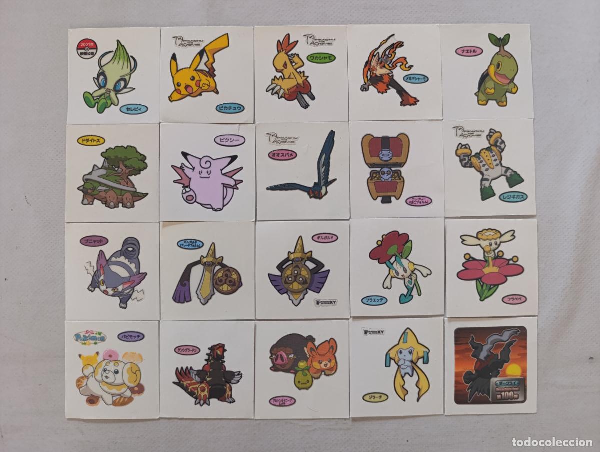 Trading cards: LOTE 20 POKEMON DAIICHI PAN - DECO CHARA BREAD STICKERS / SEAL - ORIGINAL JAPON (E7Bw)