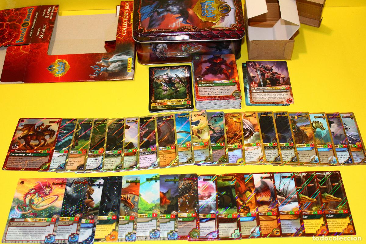 Trading cards: Lata Collector's Box FANTASY RIDERS El Resurgir de los Dragones 2021 | PACK 100 CARDS incl. Rarezas