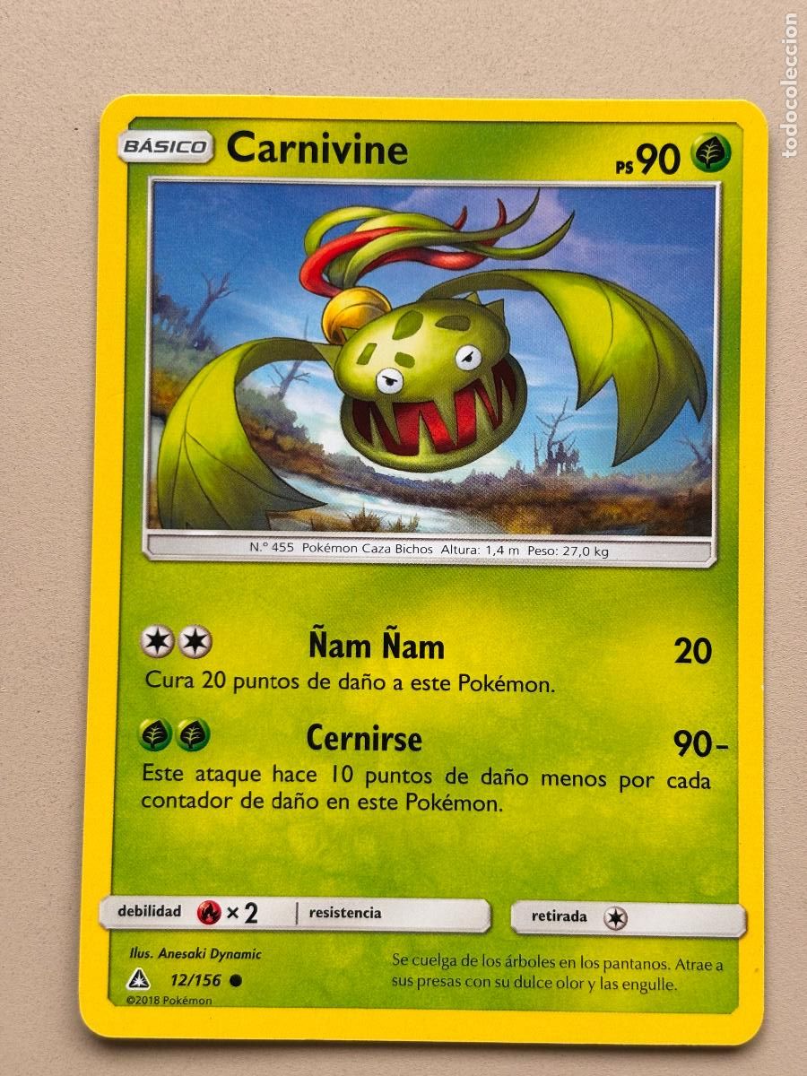 Trading cards: POKEMON TCG - CARNIVINE ( ULTRA PRISMA # 12 )