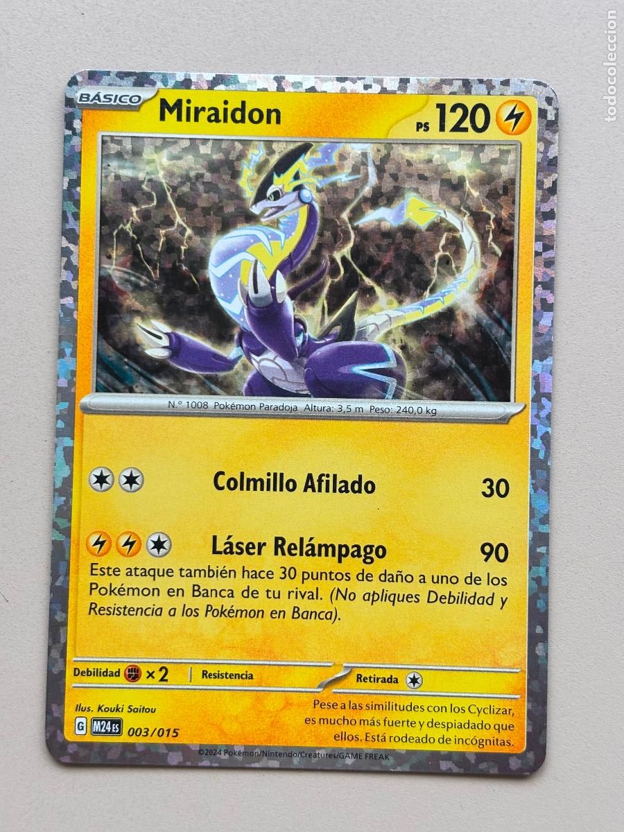 Trading cards: POKEMON TCG - MIRAIDON ( McDONALD'S DRAGON DISCOVERY # 003 )