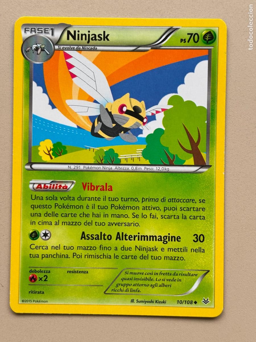 Trading cards: POKEMON TCG - NINJASK ( FURIE VOLANTI # 10 )