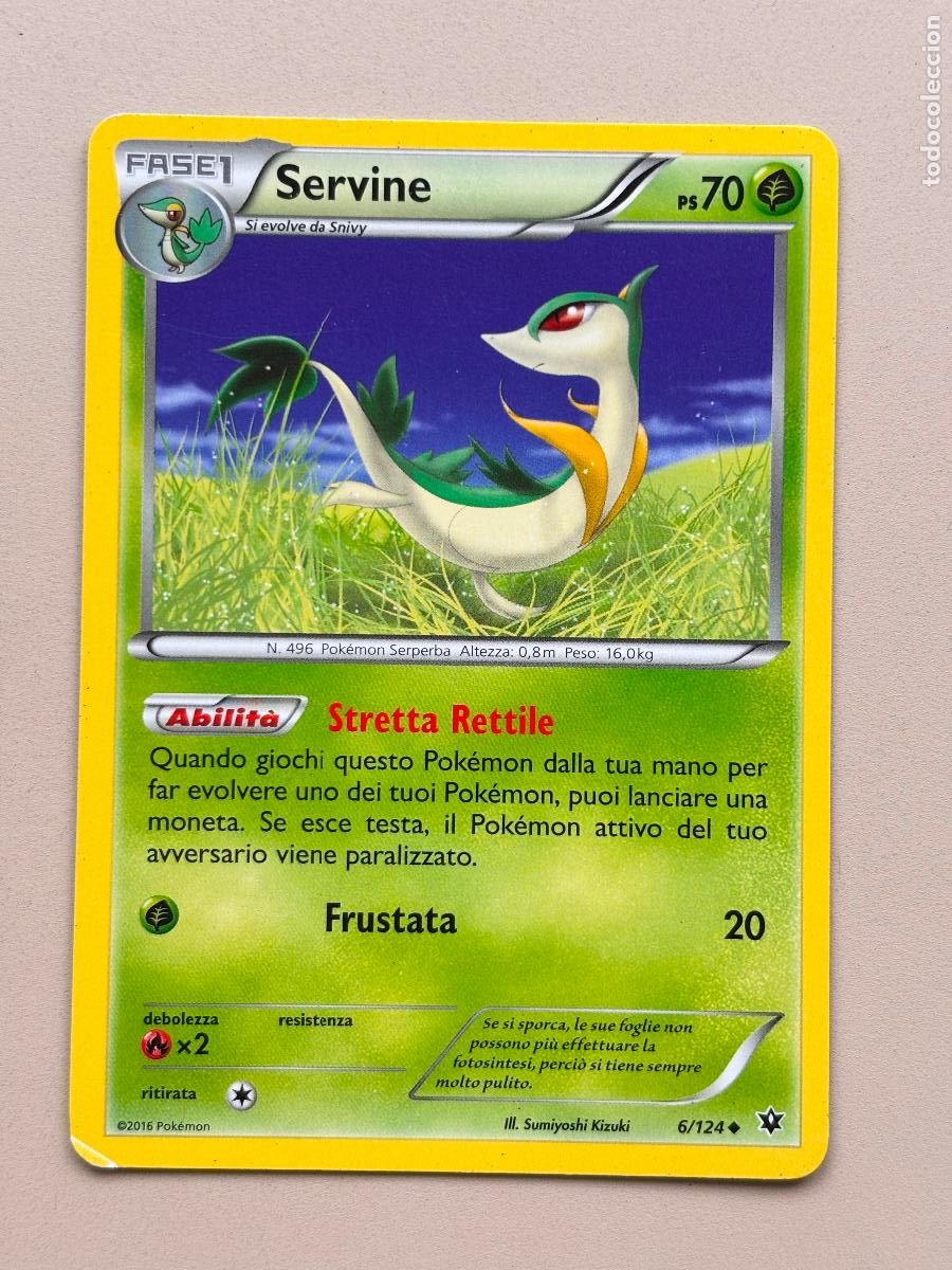 Trading cards: POKEMON TCG - SERVINE ( FATES COLLIDE # 6 )