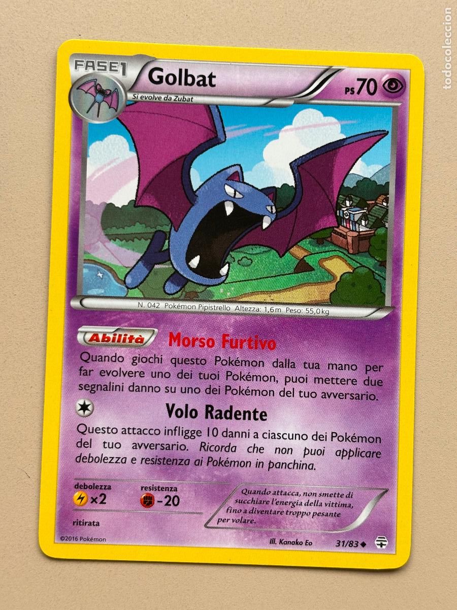 Trading cards: POKEMON TCG - GOLBAT ( GENERAZIONI # 31 )
