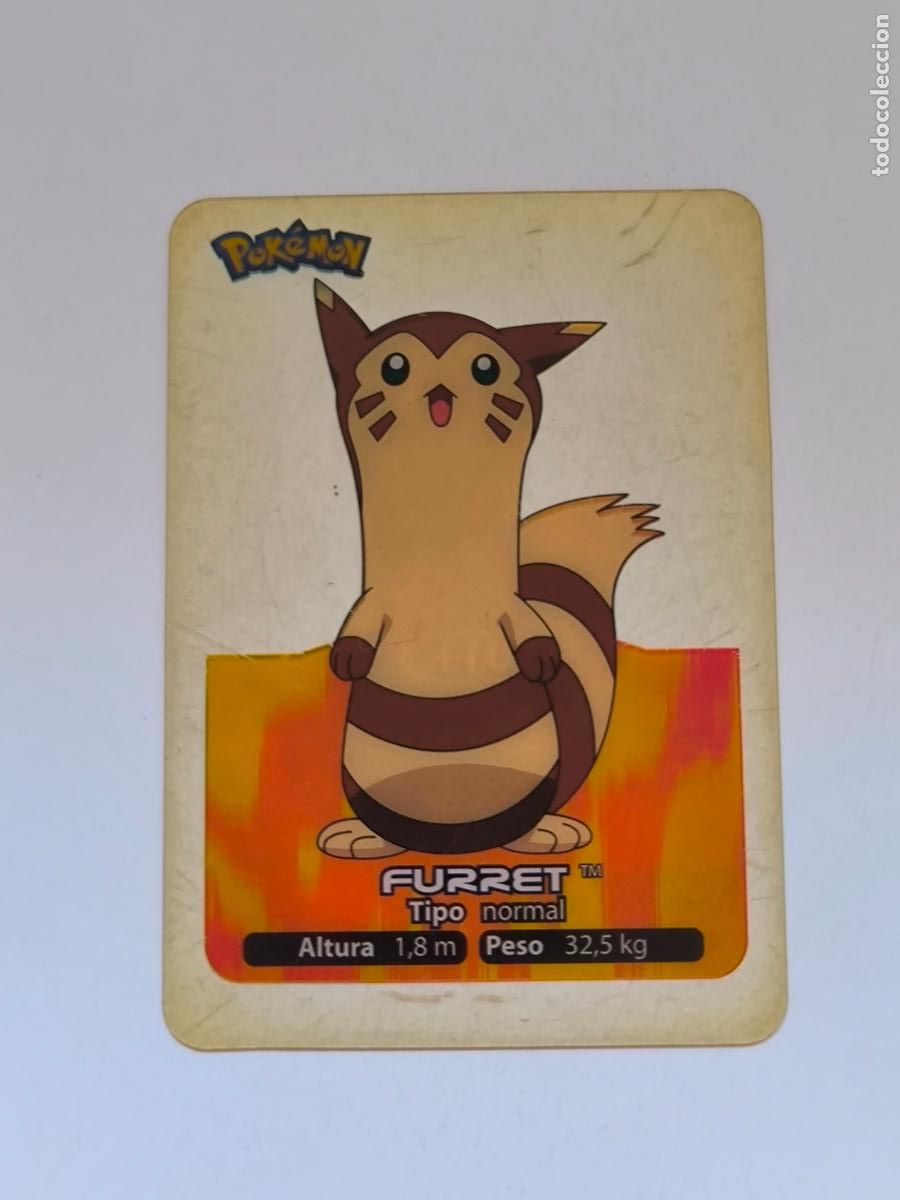 Trading cards: POKEMON LAMINCARDS - N&ordm; 011 / 11 FURRET - CARD / CARTA - EDIBAS 2006 - ESPA&Ntilde;OL (Z7C1)