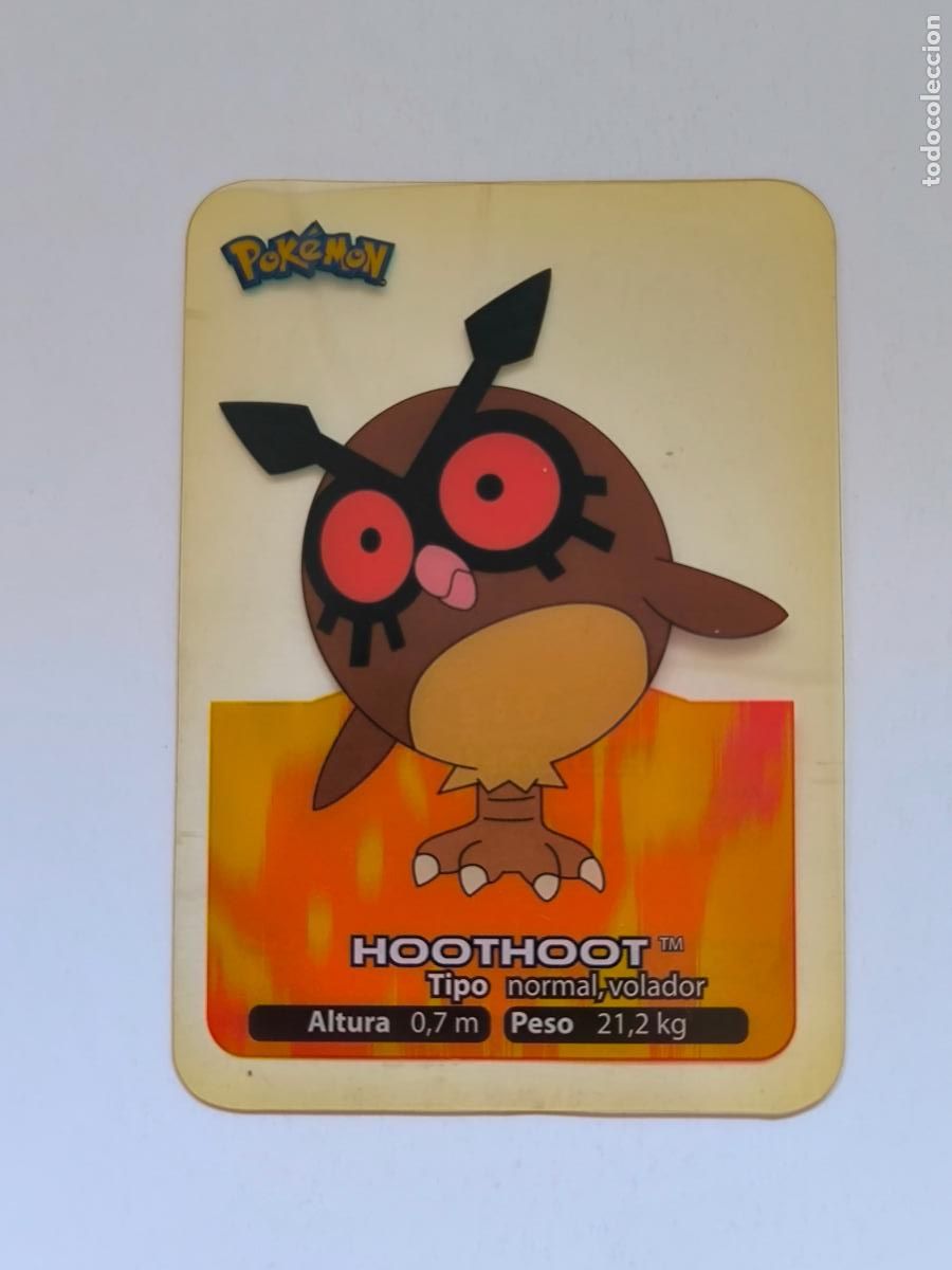 Trading cards: POKEMON LAMINCARDS - N&ordm; 012 / 12 HOOTHOOT - CARD / CARTA - EDIBAS 2006 - ESPA&Ntilde;OL (Z7C1)