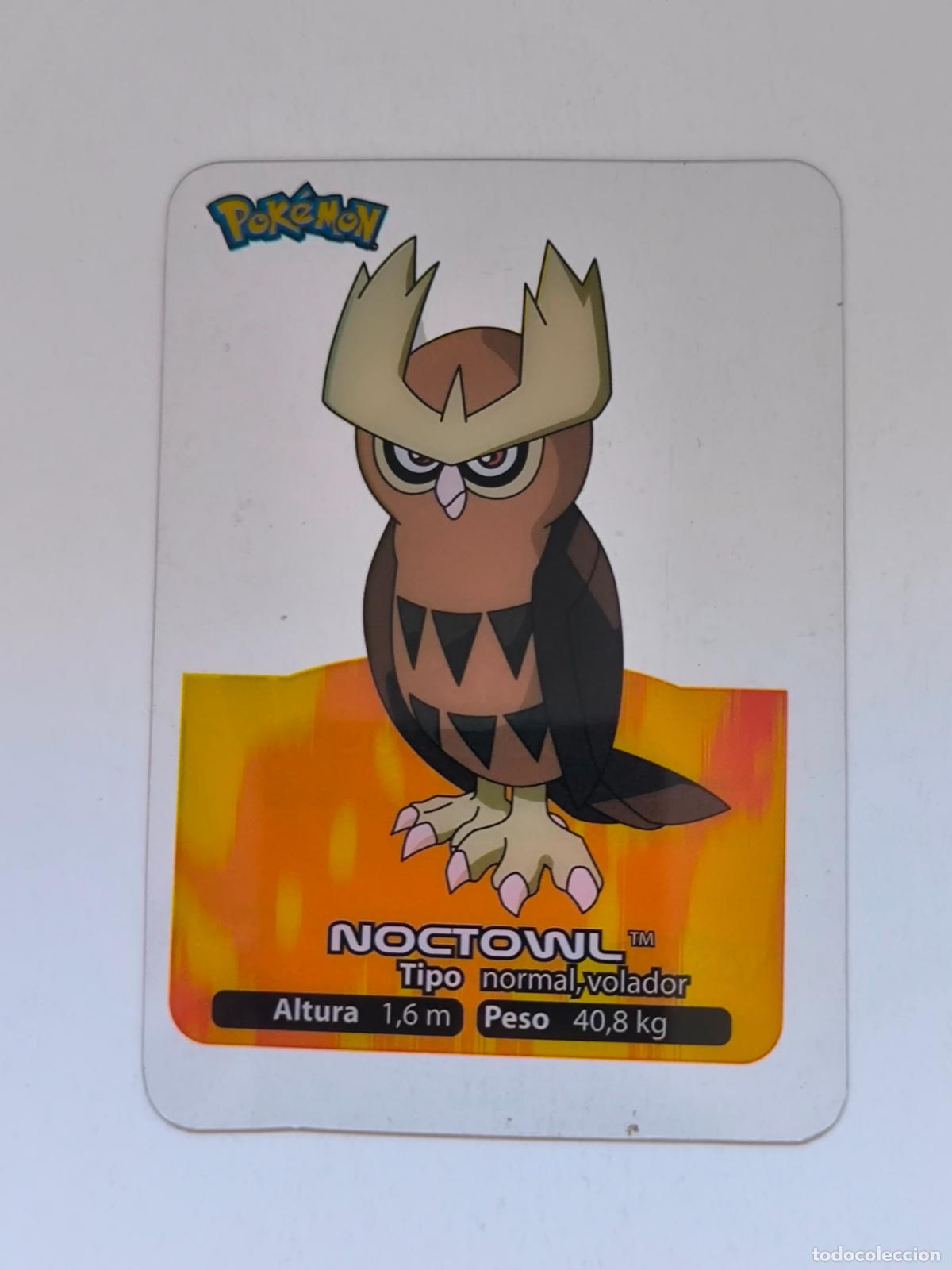 Trading cards: POKEMON LAMINCARDS - N&ordm; 013 / 13 NOCTOWL - CARD / CARTA - EDIBAS 2006 - ESPA&Ntilde;OL (Z7C1)