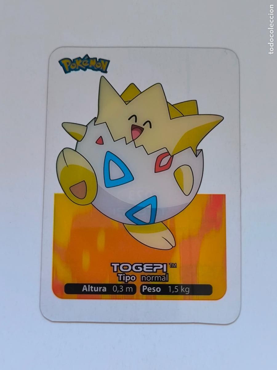 Trading cards: POKEMON LAMINCARDS - N&ordm; 023 / 23 TOGEPI - CARD / CARTA - EDIBAS 2006 - ESPA&Ntilde;OL (Z7C1)