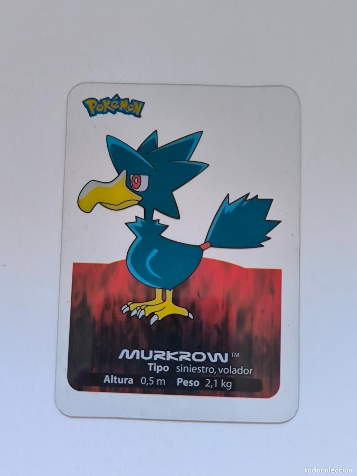Trading cards: POKEMON LAMINCARDS - N&ordm; 044 / 44 MURKROW - CARD / CARTA - EDIBAS 2006 - ESPA&Ntilde;OL (Z7C1)
