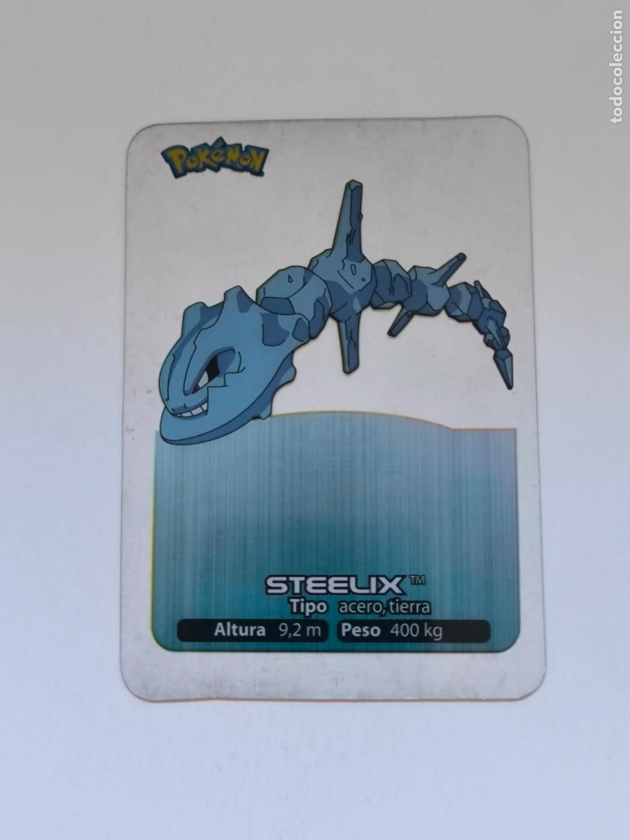 Trading cards: POKEMON LAMINCARDS - N&ordm; 054 / 54 STEELIX - CARD / CARTA - EDIBAS 2006 - ESPA&Ntilde;OL (Z7C1)