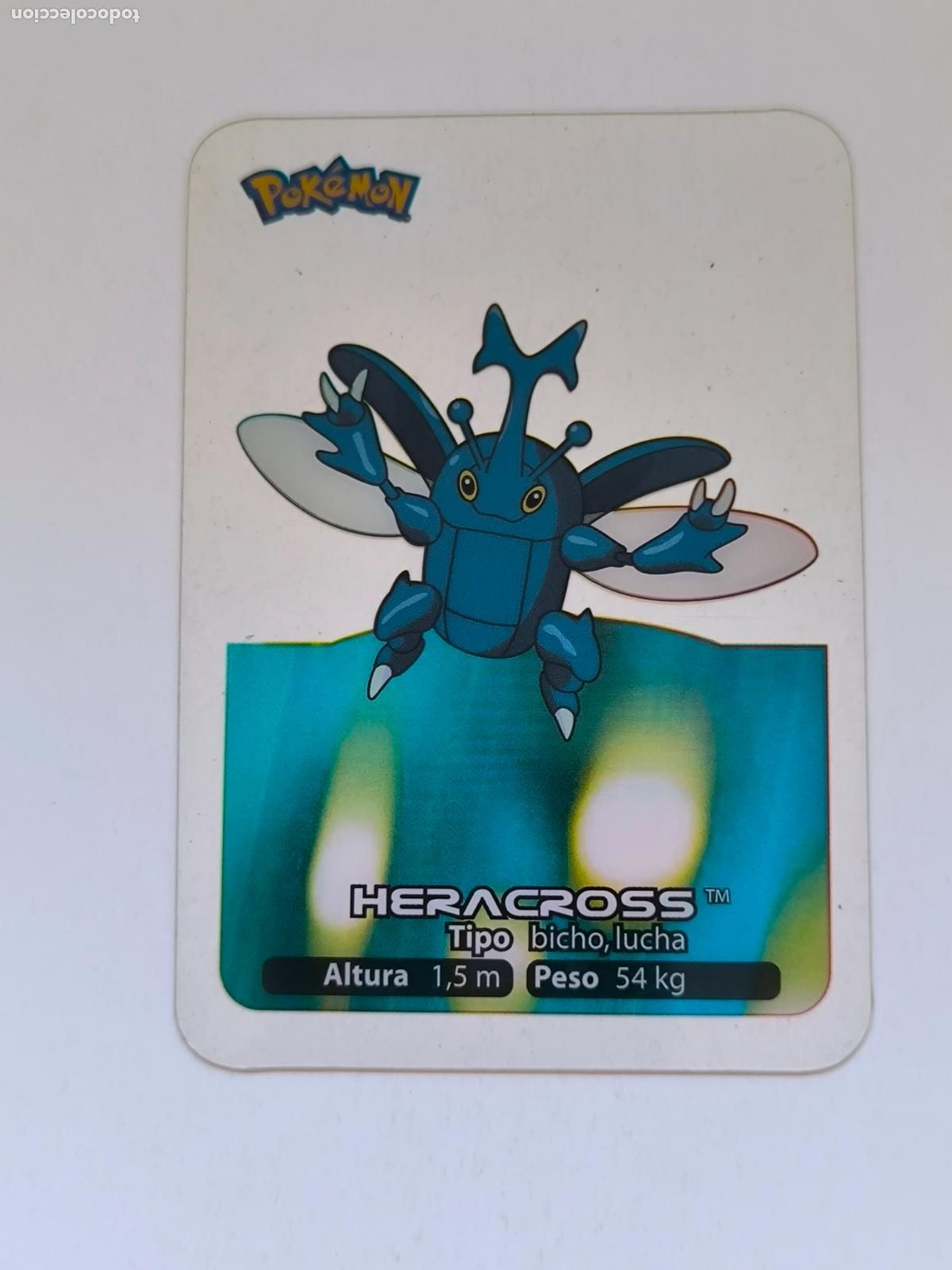 Trading cards: POKEMON LAMINCARDS - N&ordm; 060 / 60 HERACROSS - CARD / CARTA - EDIBAS 2006 - ESPA&Ntilde;OL (Z7C1)