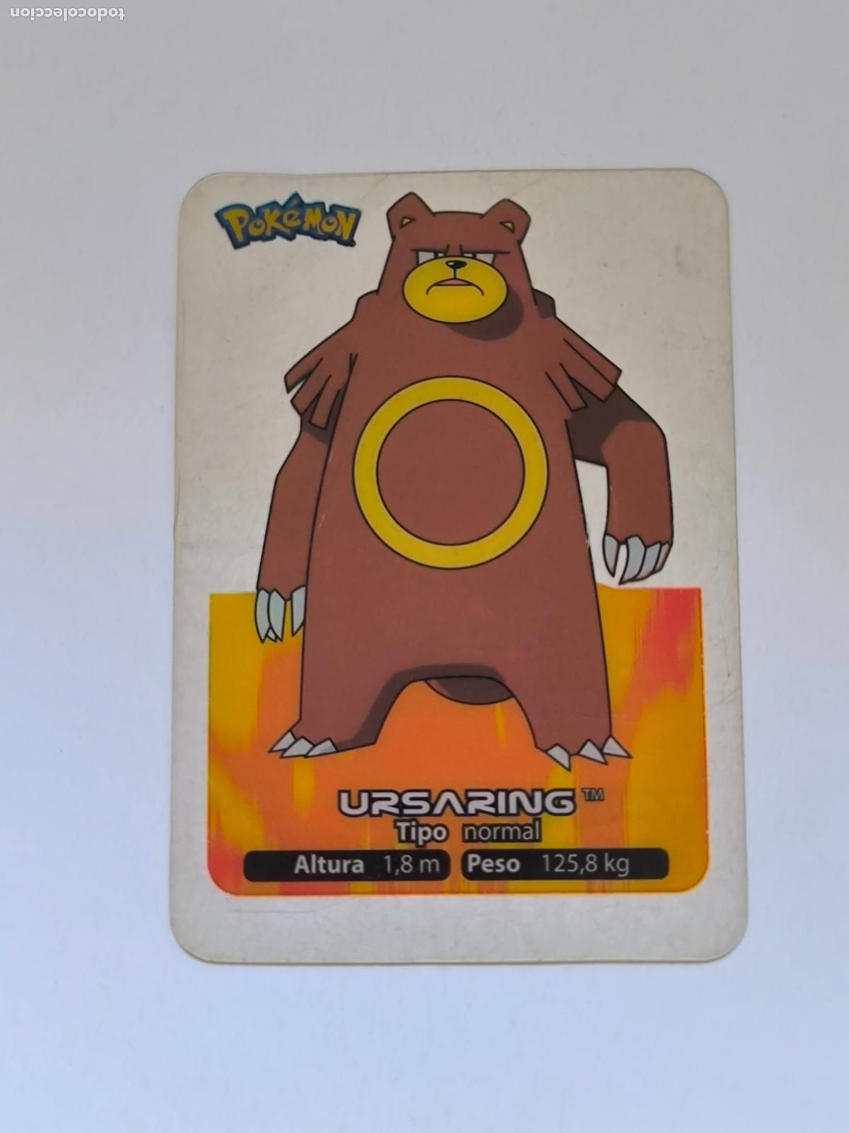 Trading cards: POKEMON LAMINCARDS - N&ordm; 063 / 63 URSARING - CARD / CARTA - EDIBAS 2006 - ESPA&Ntilde;OL (Z7C1)