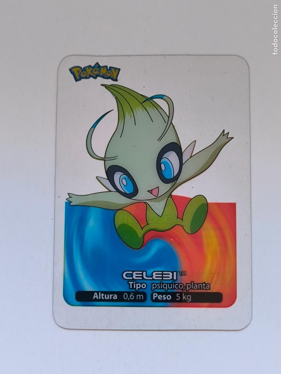 Trading cards: POKEMON LAMINCARDS - N&ordm; 096 / 96 CELEBI - CARD / CARTA - EDIBAS 2006 - ESPA&Ntilde;OL (Z7C1)