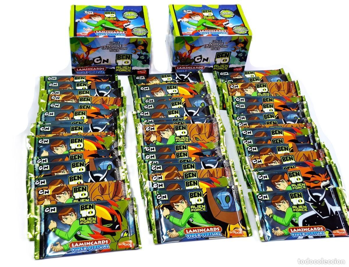Sammelkarten: BEN 10 - 48 SOBRES DE CROMOS O TARJETAS NUEVOS SIN ABRIR