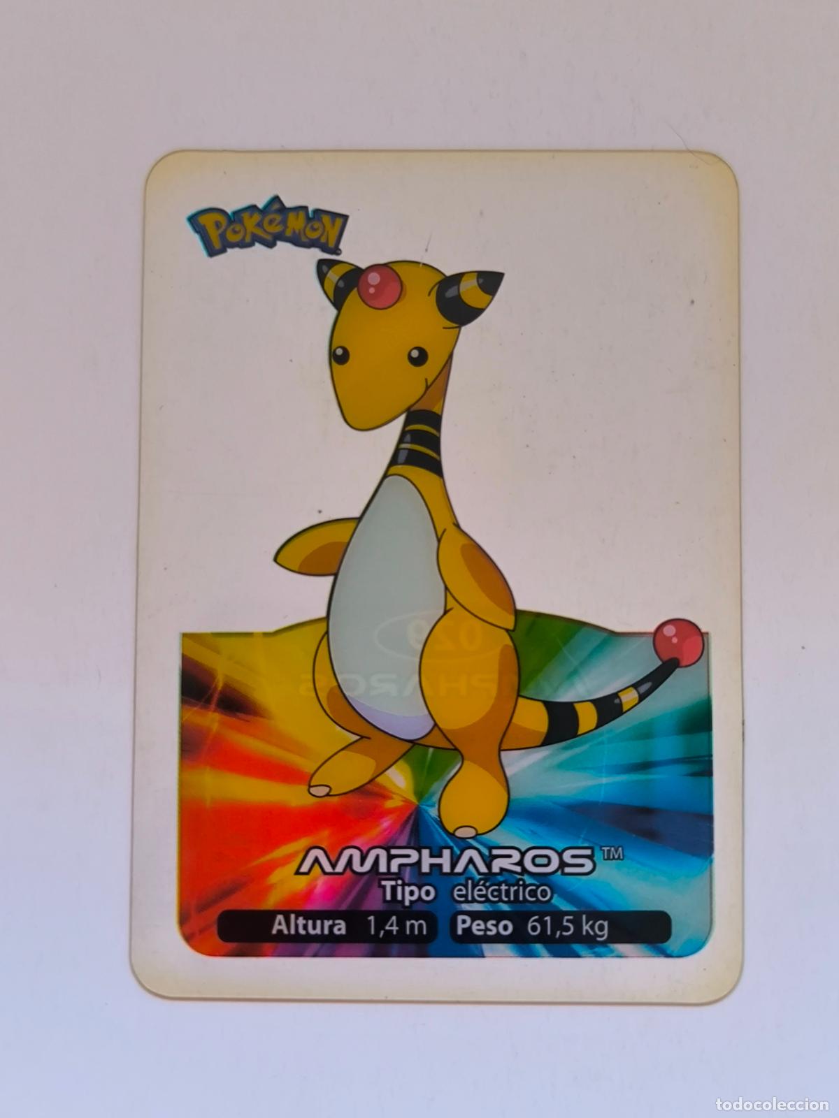 Trading cards: POKEMON LAMINCARDS - N&ordm; 029 / 29 AMPHAROS - CARD / CARTA - EDIBAS 2006 - ESPA&Ntilde;OL (Z7C2)