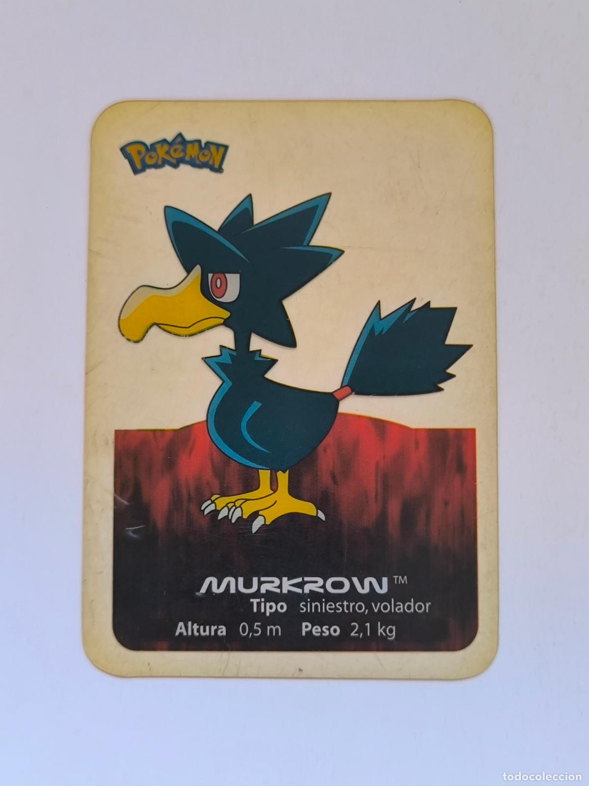 Trading cards: POKEMON LAMINCARDS - N&ordm; 044 / 44 MURKROW - CARD / CARTA - EDIBAS 2006 - ESPA&Ntilde;OL (Z7C2)