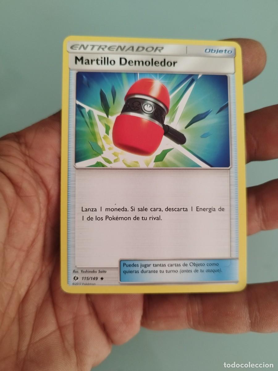 Trading cards: Pokemon Trading Card/Carta. Martillo Demoledor (n&uacute;mero 115/149) de la expansi&oacute;n Sol y Luna.