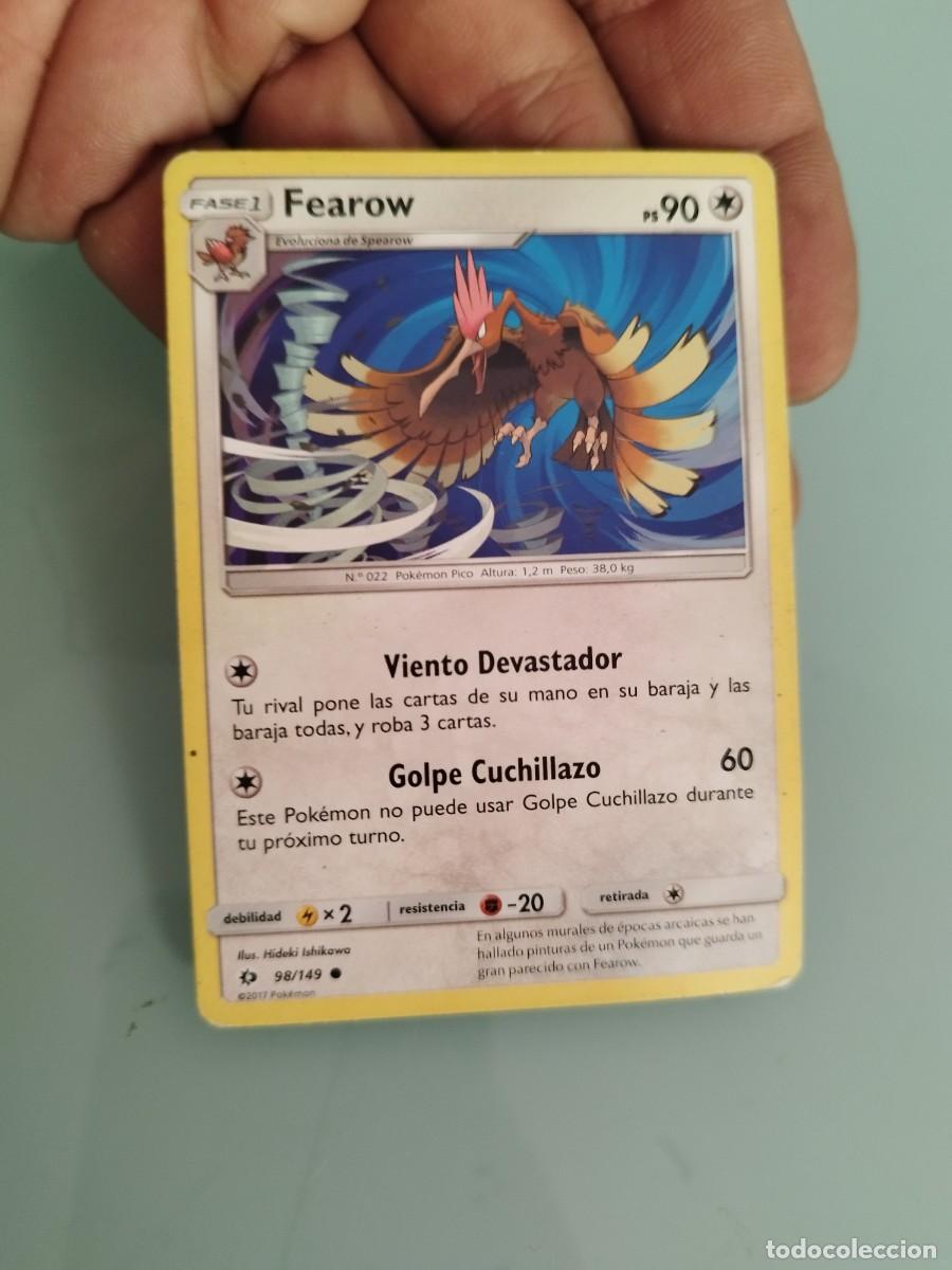 Trading cards: Pokemon Trading Card/Carta. Fearow (n&uacute;mero 98/149) perteneciente a la expansi&oacute;n Sol y Luna.