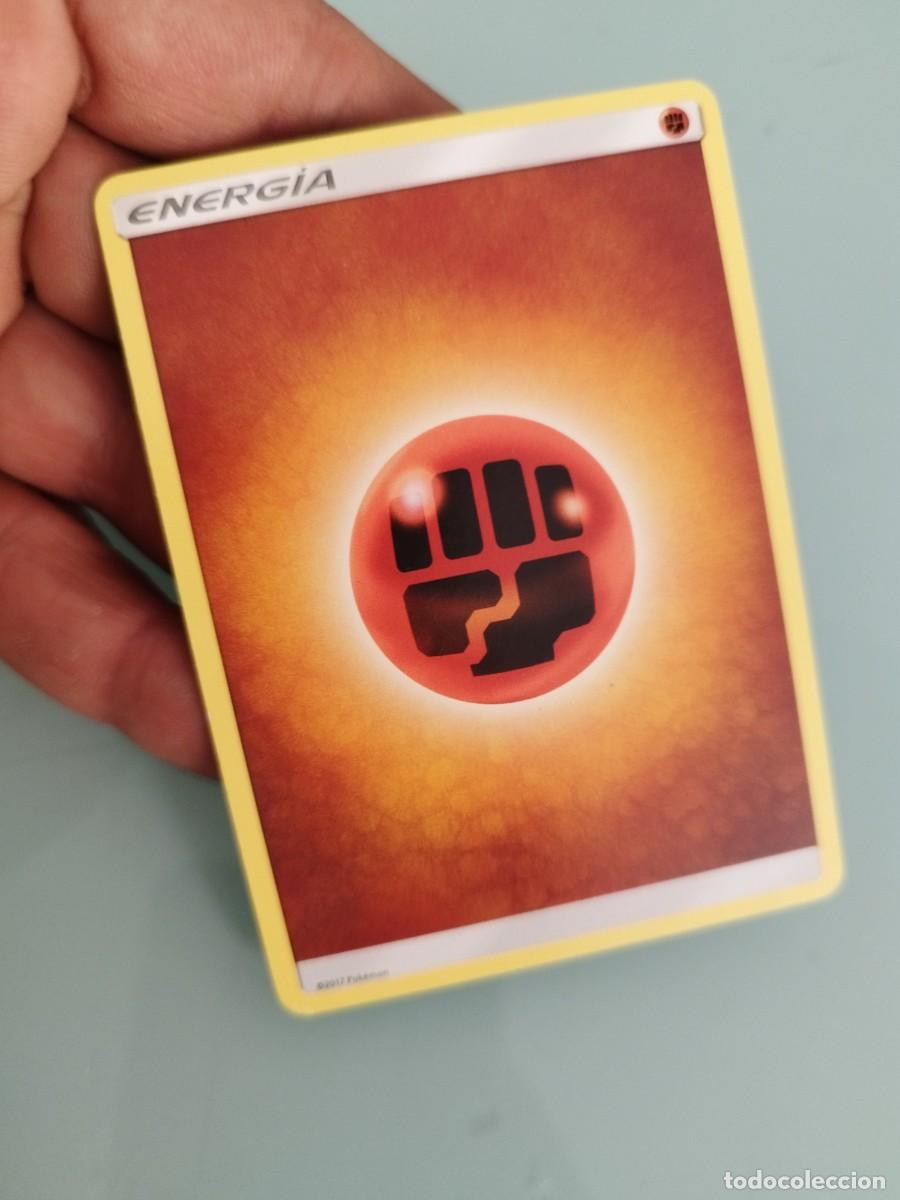 Trading cards: Pokemon Trading Card/Carta. Energ&iacute;a Lucha (Fighting Energy) b&aacute;sica. Sol y luna 2017.