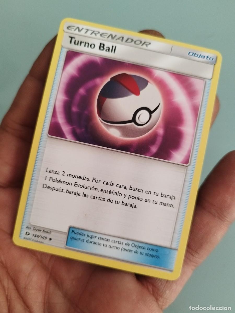 Trading cards: Pokemon Trading Card/Carta. Entrenador (Objeto) Turno Ball (Timer Ball) n&uacute;mero 134/149 sol y luna.