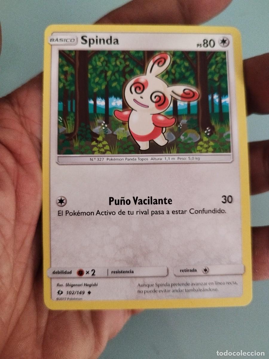 Trading cards: Pokemon Trading Card/Carta. Spinda en espa&ntilde;ol, perteneciente a la colecci&oacute;n Sol y Luna 2017.