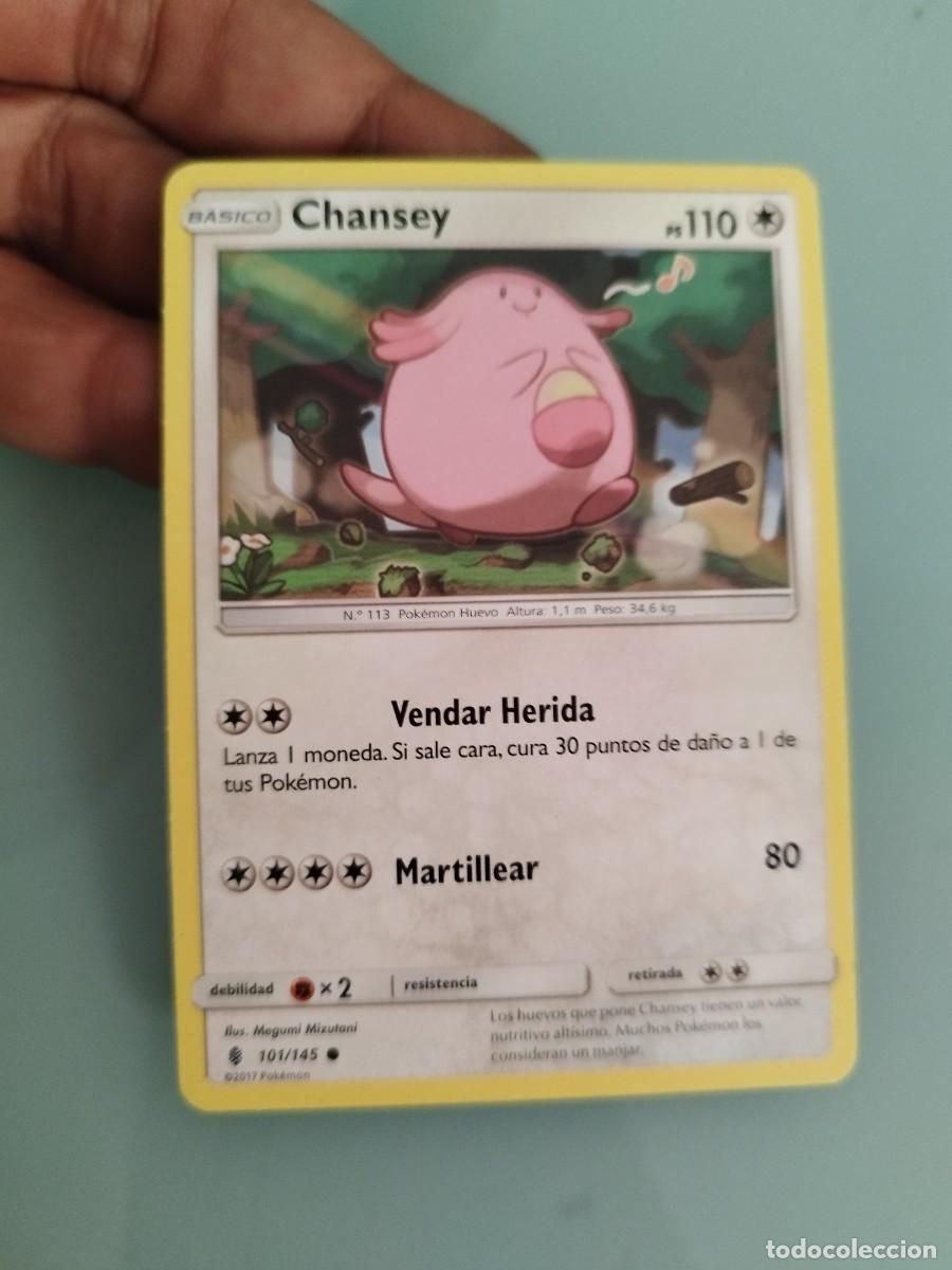 Trading cards: Pokemon Trading Card/Carta. (n&uacute;mero 101/145) de la expansi&oacute;n Sol y Luna: Albor de Guardianes 2017.