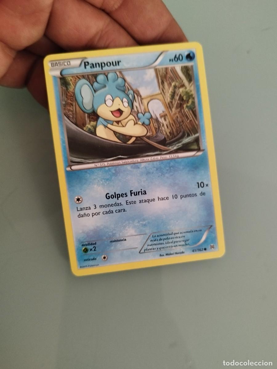 Trading cards: Pokemon Trading Card/Carta. Panpour #41/162 perteneciente a la expansi&oacute;n XY-Turbo Impulso 2015.