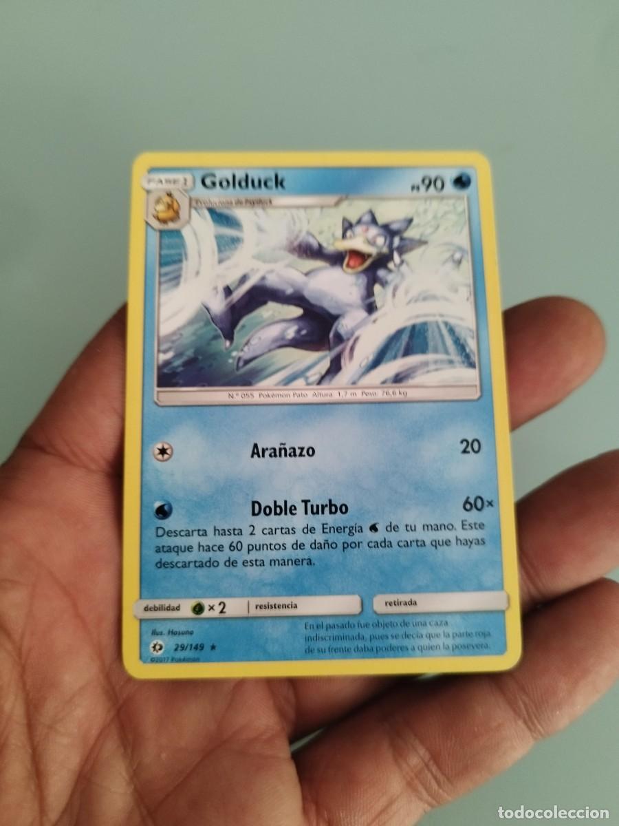 Trading cards: Pokemon Trading Card/Carta. Golduck (29/149) de la expansi&oacute;n Sol y Luna (Sun & Moon)
