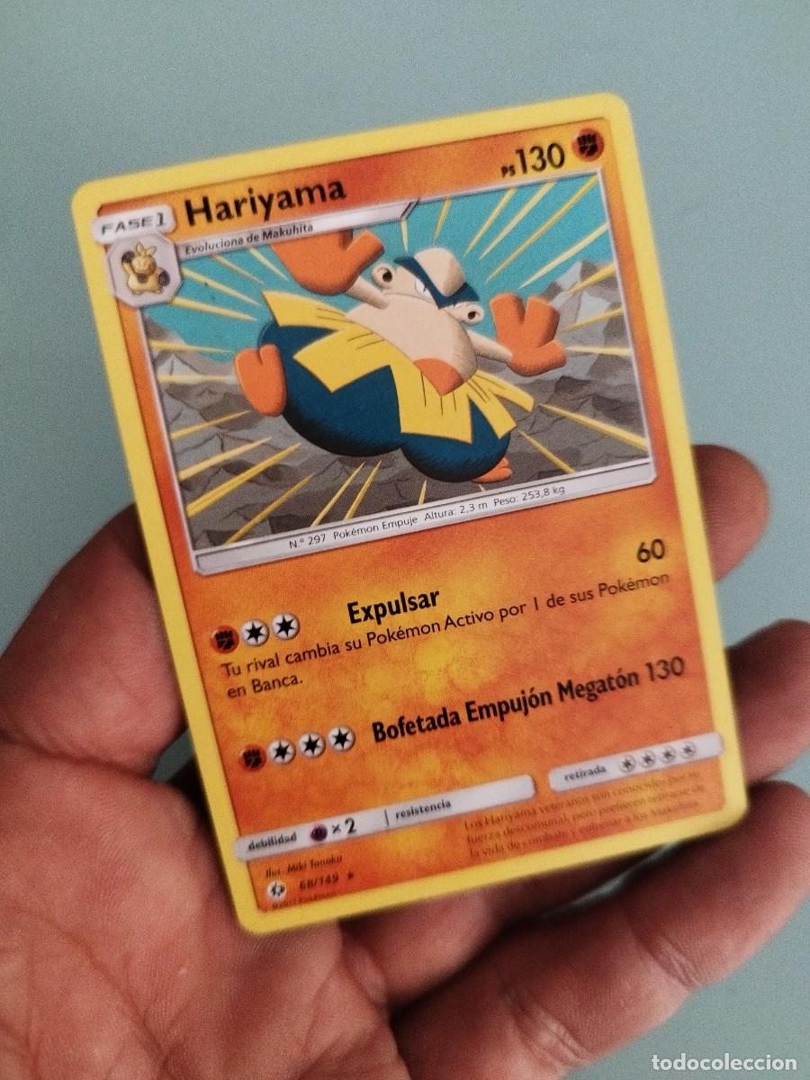 Trading cards: Pokemon Trading Card/Carta. Hariyama (68/149) de la expansi&oacute;n Sol y Luna 2017.