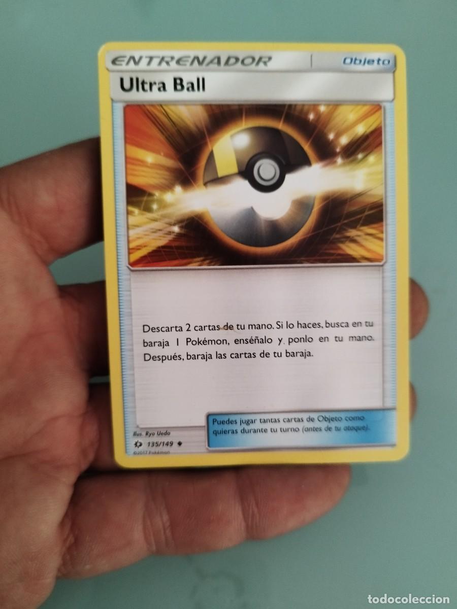 Trading cards: Pokemon Trading Card/Carta. Ultra Ball (Ultra Ball 135/149) de la expansi&oacute;n Sol y Luna, Sun & Moon.