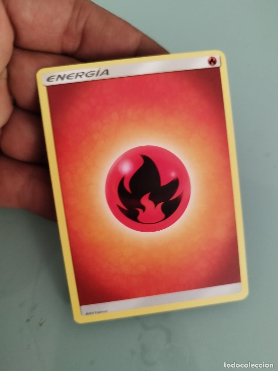 Trading cards: Pokemon Trading Card/Carta. carta b&aacute;sica de Energ&iacute;a Fuego del Juego de Cartas Coleccionables.