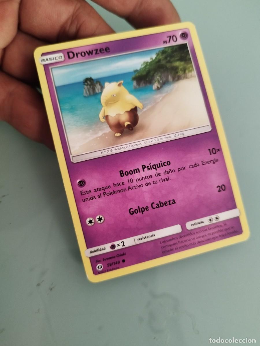Trading cards: Pokemon Trading Card/Carta. Drowzee (n&uacute;mero 59/149) de la expansi&oacute;n Sol y Luna (Sun & Moon).