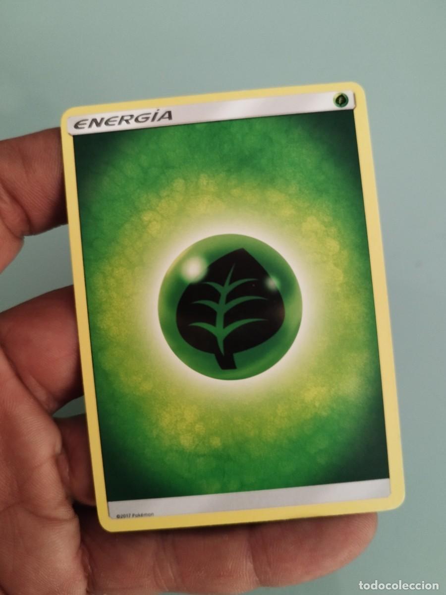Trading cards: Pokemon Trading Card/Carta. Energ&iacute;a Planta b&aacute;sica del Juego de Cartas Coleccionables Pok&eacute;mon.